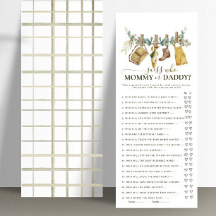 Guess Mummy Or Daddy Little Fisherman Boy Shower