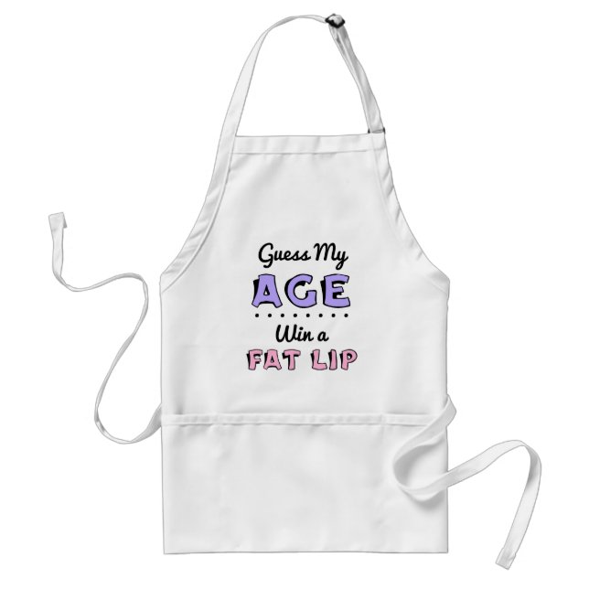 Guess My Age Adult Apron (Front)