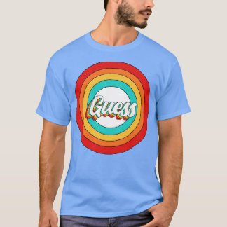 Guess Name Shirt Vintage Guess Circle