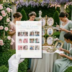 Guess the Age Bridal Shower Fancy game card