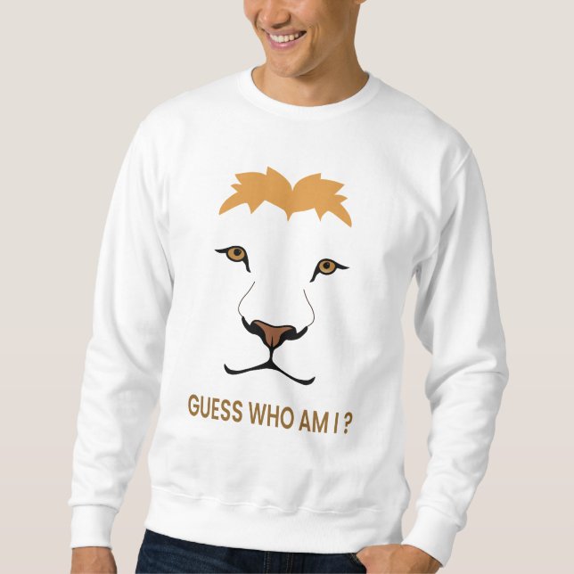 Guess The Animal – Lion | King of the Jungle Sweatshirt (Front)