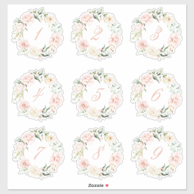 Guess The Baby Food Baby Shower Sticker Tag (Sheet)