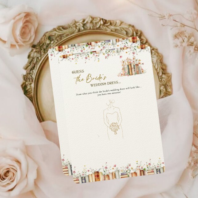 Guess the Bride’s Wedding Dress Game- Book-Themed (Creator Uploaded)