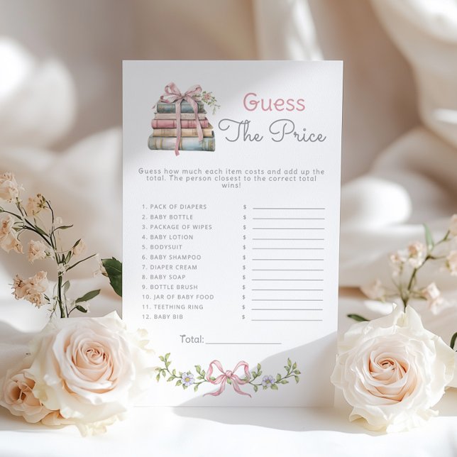 Guess the Price Storybook Baby Shower game (Creator Uploaded)