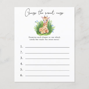 Guess the Sweet Mess - Baby Shower Game