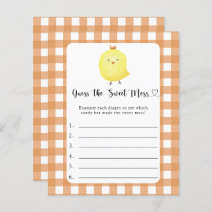 Guess the Sweet Mess game - Little chicken