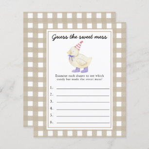 Guess the Sweet Mess game - Little duck