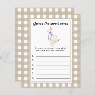 Guess the Sweet Mess game - Little goose