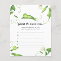 Guess the Sweet Mess game - Little pea