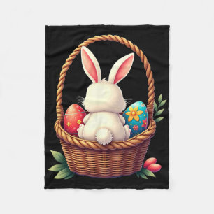 Guess What Bunny Egg Hunt 1 Fleece Blanket