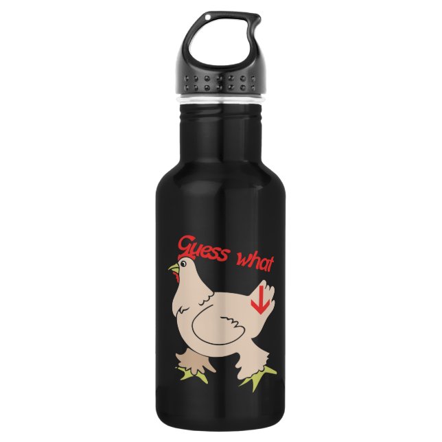 Guess what Chicken BUTT 532 Ml Water Bottle (Front)