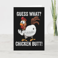 Guess What Chicken Butt Farm Animal Funny Farming