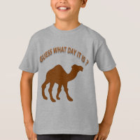 Guess What Day It is ? (Camel Print ) -Shirt