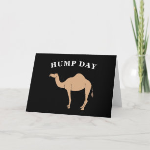 Guess What Day It Is Hump Day Camel Desert Animal Card