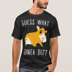 guess what guinea pig butt funny Premium  T-Shirt
