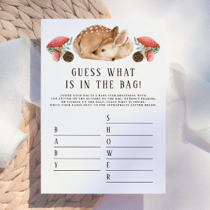 Guess What Is In The Bag Baby Secker Shower Game Invitation