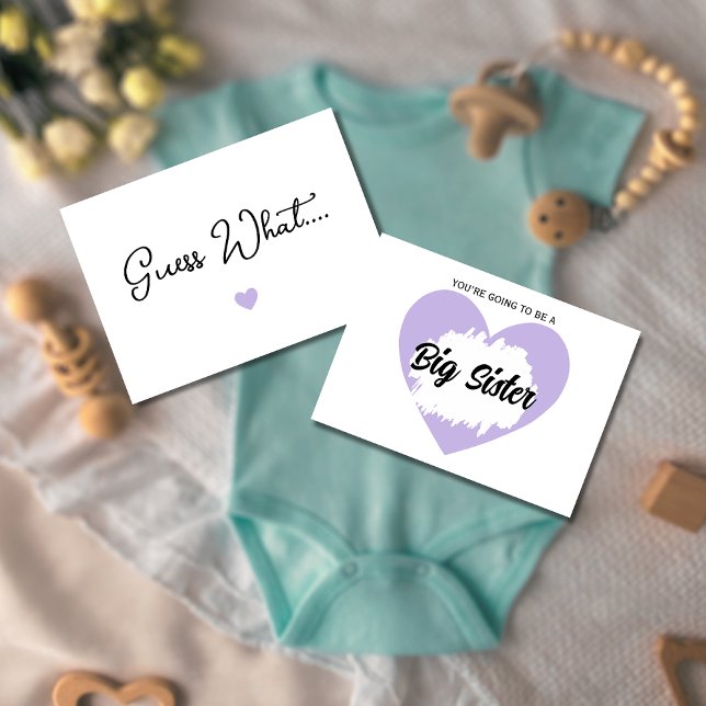 Guess what pregnancy announcement for sister  (Creator Uploaded)