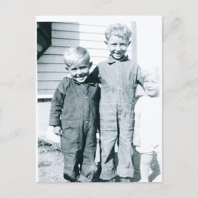 Guess what we did! postcard (Front)