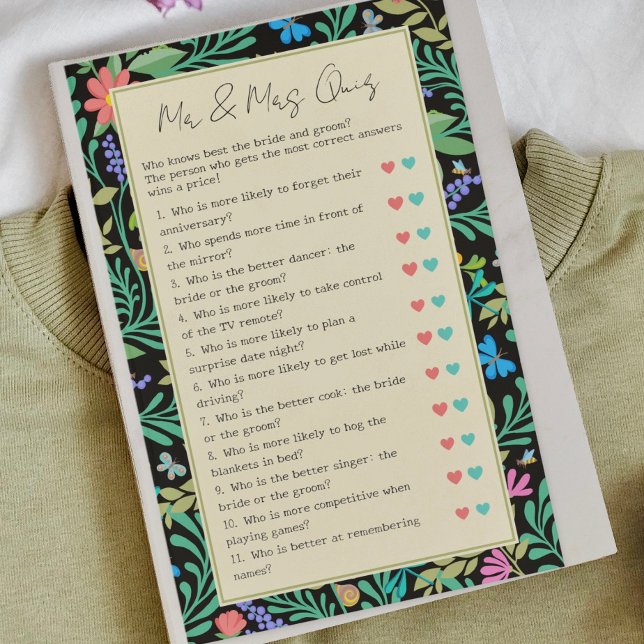 Guess Who Funny Wedding & Bridal Shower Game (Creator Uploaded)