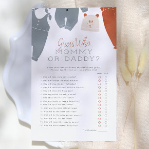 Guess Who   Hello Baby Boho Clothes Baby Shower