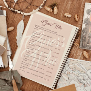 Guess Who Minimalist Wedding & Bridal Shower Game