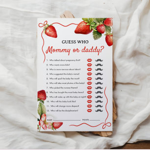 Guess Who   Mummy or Daddy   Baby Shower Game
