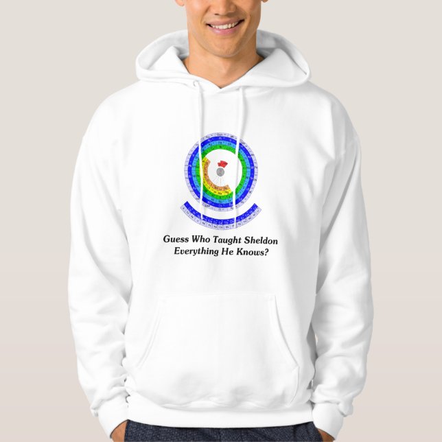 Guess Who Taught Sheldon Everything He Knows? Hoodie (Front)