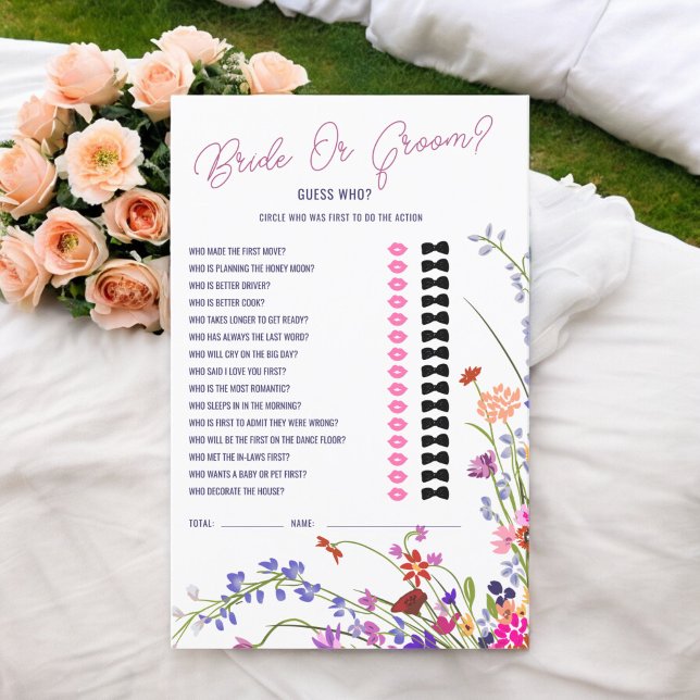 Guess who wildflowers bridal shower game (Guess who wildflowers bridal shower game)
