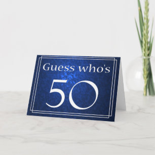 Guess who's 50? card
