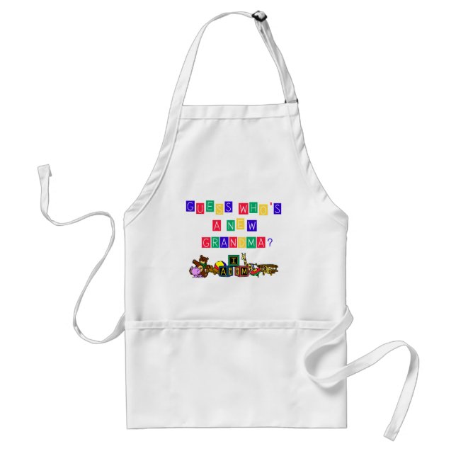 Guess Who's A New Grandma Standard Apron (Front)