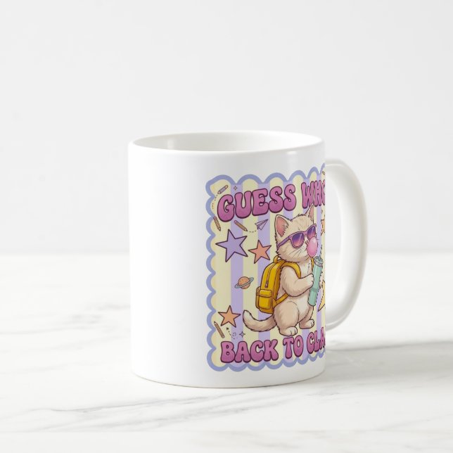 Guess Who's Back Cat Mugs (Front Right)
