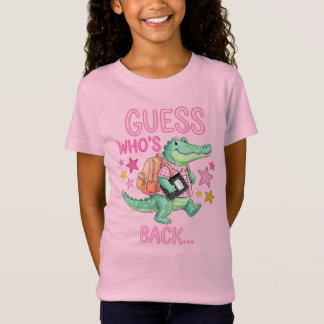 Guess Who's Back to School Alligator T-Shirt