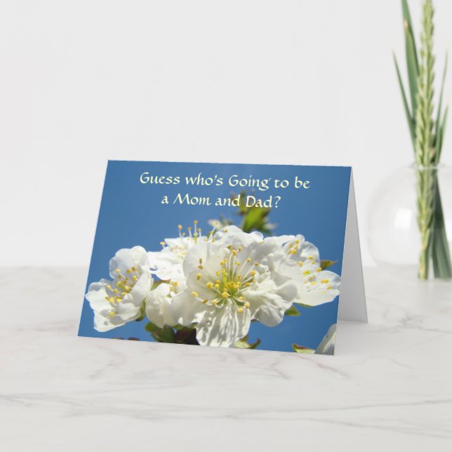 Guess who's going to be a Mum & Dad! Shower Invitation (Front)