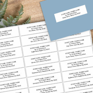 Guest Address Labels Wedding Invitation Envelopes