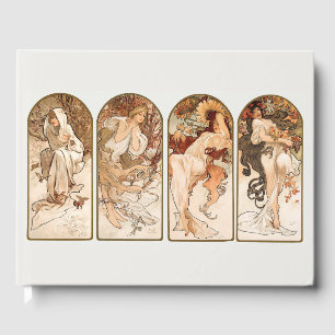GUEST BOOK : ALPHONS MARIA MUCHA : THE SEASONS