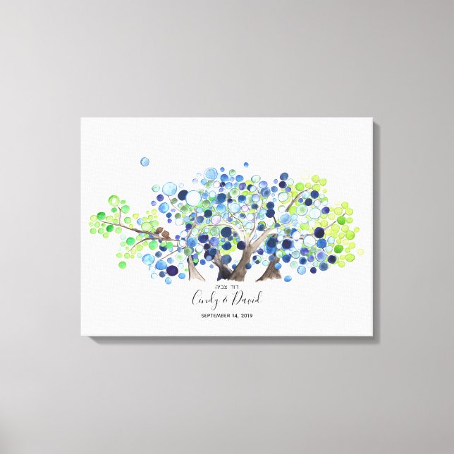 Guest Book Alternative - Canvas - Romantic Forest (Front)