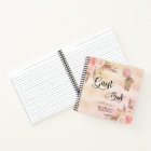 Guest book baby shower girl teddy pampas blush