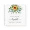 Guest book baby shower sunflowers eucalyptus 