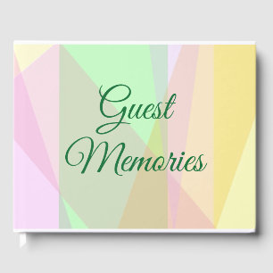 Guest Book - Floral Pastels