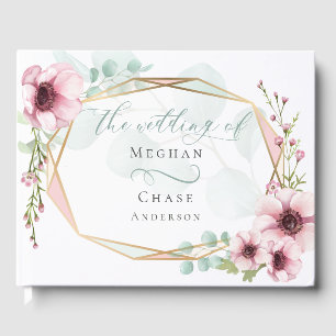 Guest Book Fresh Spring Flowers and Foliage