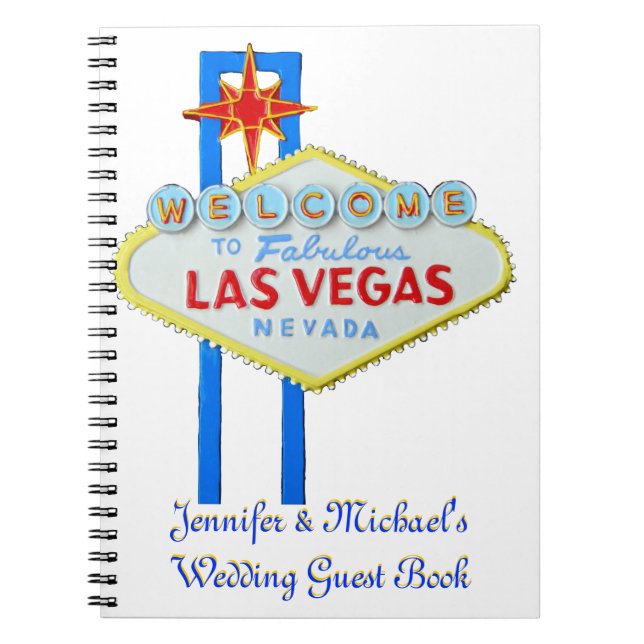 Guest Book Las Vegas Bride (Front)