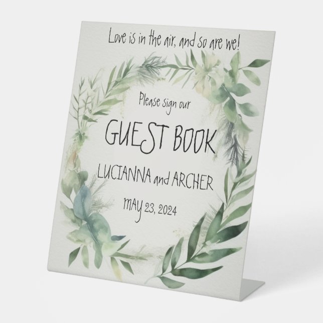 Guest Book sign (Front)