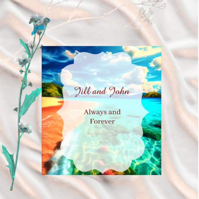 Guest Book Wedding Beach Custom Keepsake (Creator Uploaded)