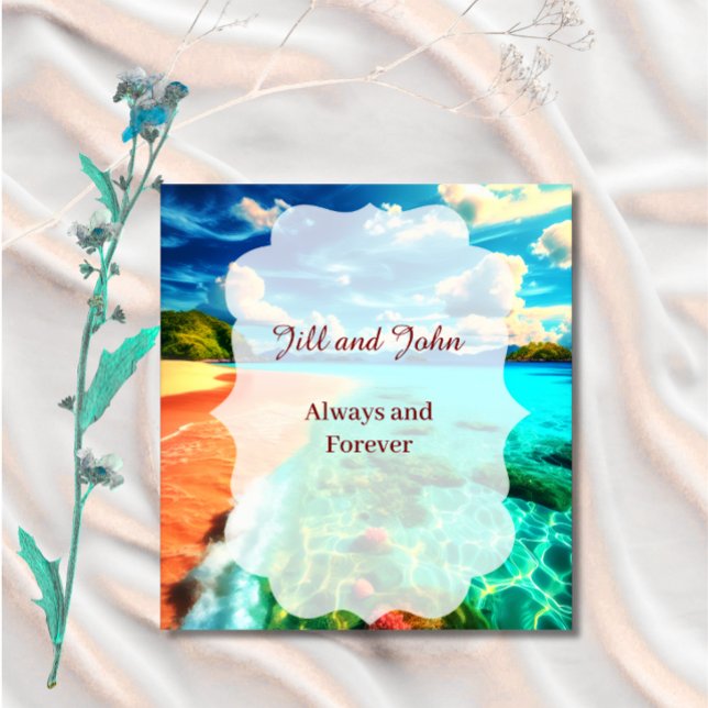 Guest Book Wedding Beach Custom Keepsake (Creator Uploaded)