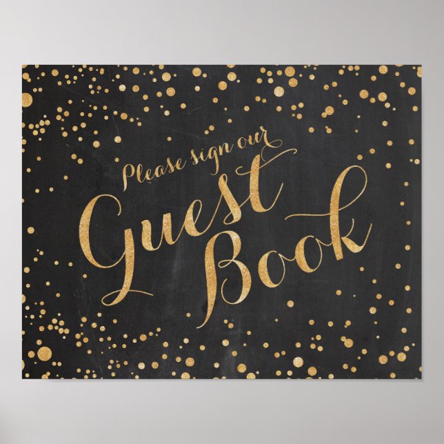 Guest Book Wedding Sign (Front)