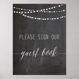 Guest Book Wedding sign Calligraphy