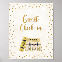 Guest check-in Bridal Shower Sign