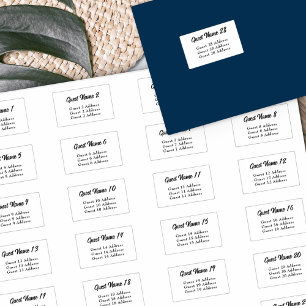 Guest Envelope Address 28 Bold Script Elegant Type