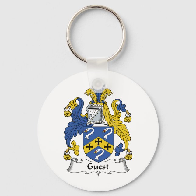 Guest Family Crest Key Ring (Front)