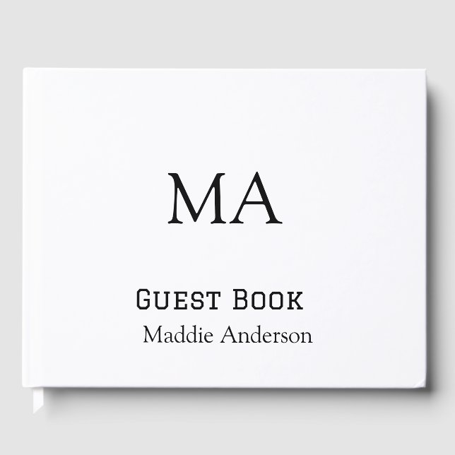 guest information add address vacation rental text guest book (Front)